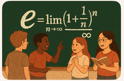 ¿De dónde viene el número e?