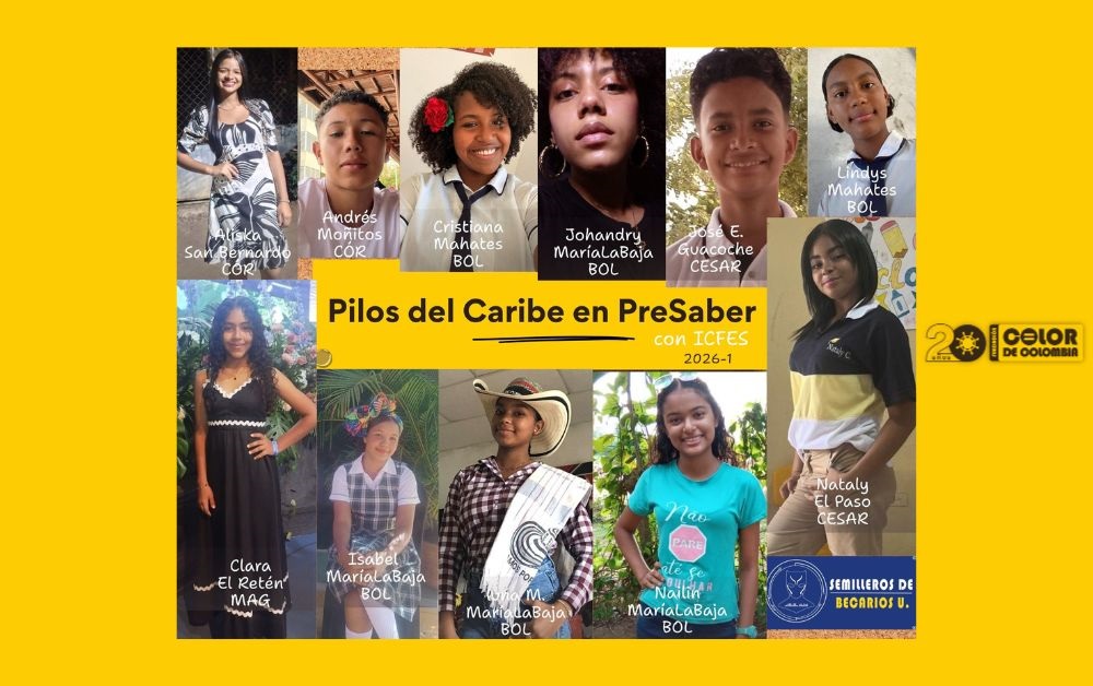Viaje esforzado de pilos del Caribe para presentar PreSaber con el @IcfesCol