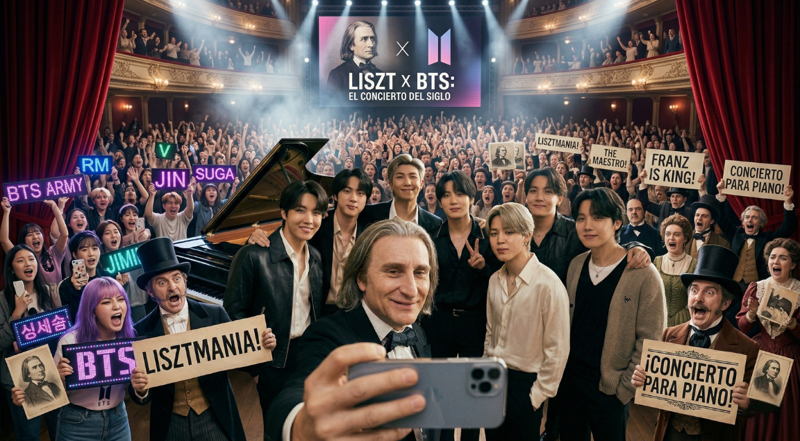 BTS, la histeria por esos coreanos maquillados cantando… y Franz Liszt