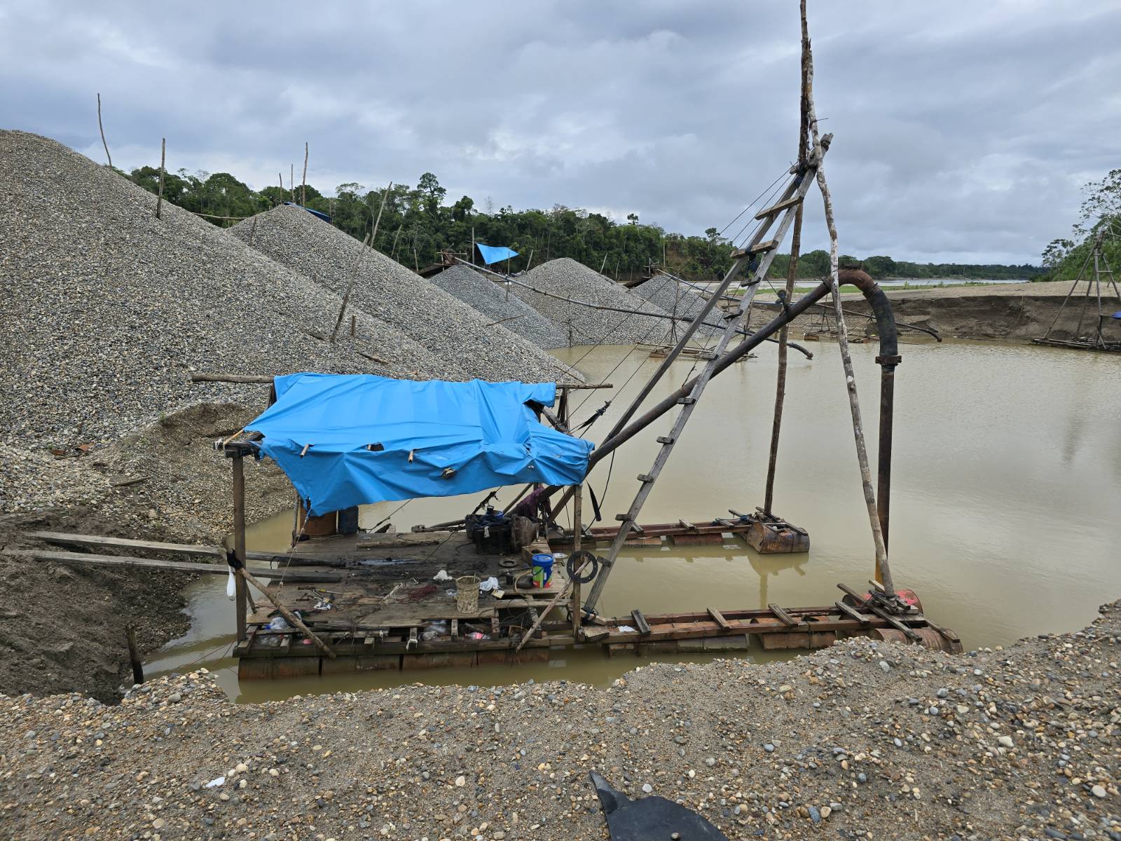 Amazonía peruana: 215 concesiones mineras afectan ríos y comunidades indígenas de Madre de Dios
