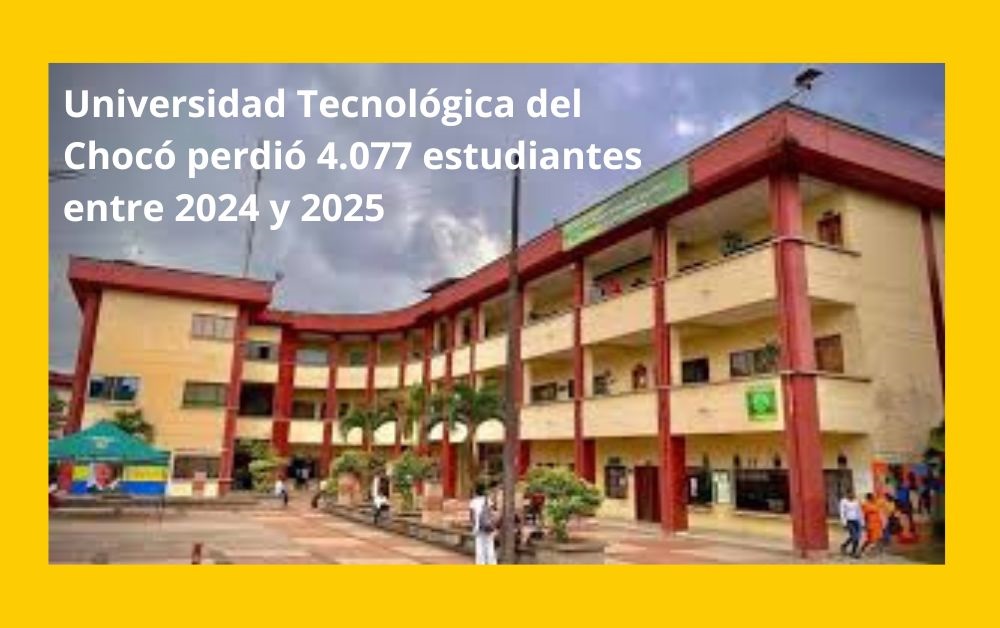 Universidad Tecnológica del Chocó perdió 4.077 estudiantes entre 2024 y 2025: Chocó 7 Días