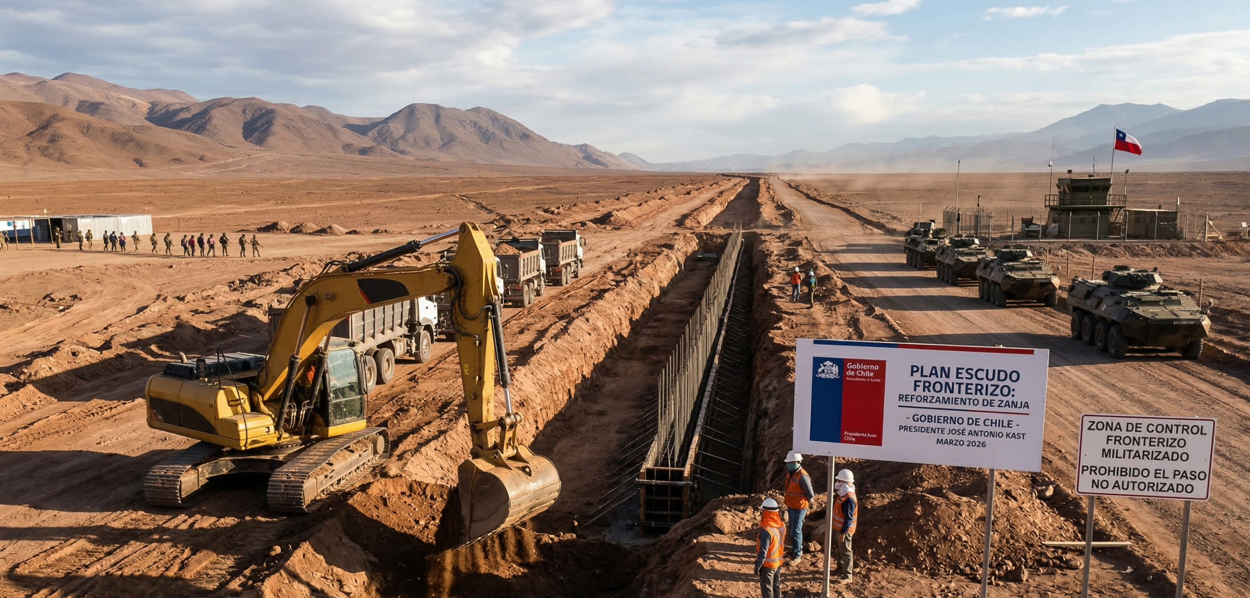 Las zanjas de Kast: animales y humedales del Altiplano están en riesgo por el plan fronterizo de Chile