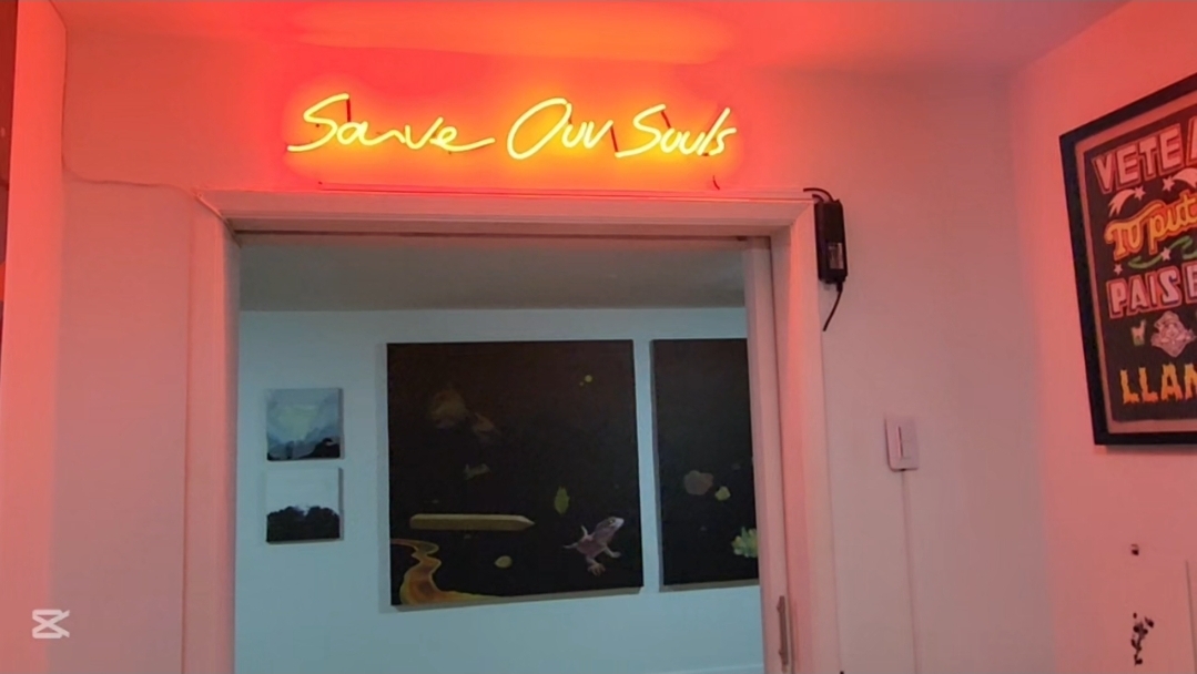 En el estudio del artista Nicolás Cadavid