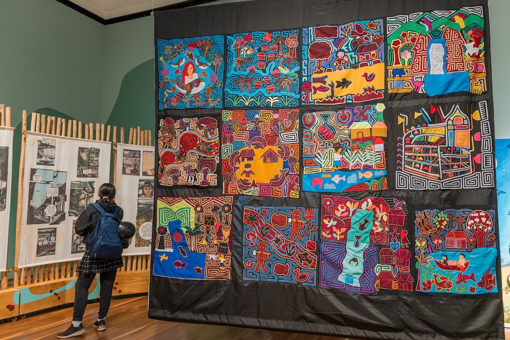 exposición «Camino del Agua», en el Museo Nacional en Bogotá. Foto: Camila Morales