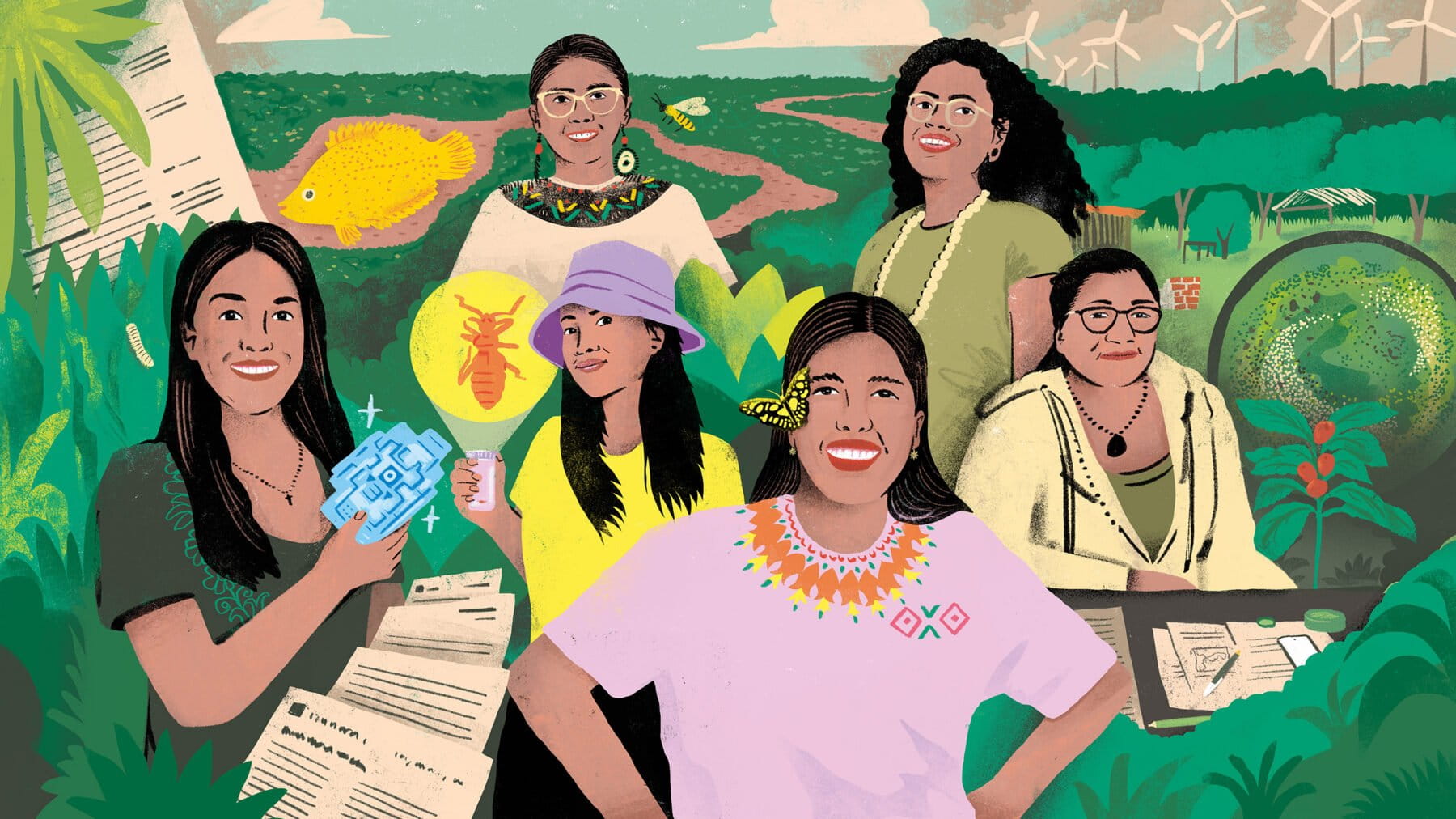 Seis científicas indígenas llevan el conocimiento ancestral a la academia